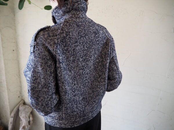 トップス RIM.ARK 25AW Lambs wool blend scarf tops RIM.ARK | Lambs wool blend scarf tops (SHIRTS & BLOUSES ) |RIM.ARK