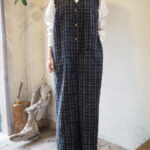 【PASSIONE】リバーシブルノーカラージャケット  【Dignite collier】ツイードオールインワン