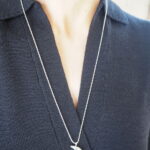 【RIM.ARK】I line knit dress・ Symbol mark hoodie【enasoluna】Super moon necklace