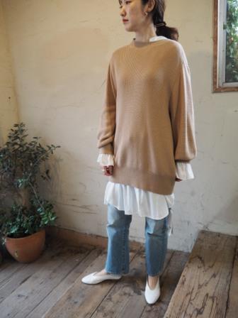 Emmi Atelier ニット シャツの使えるitem ワンピもブルゾンも全部emmi Rutile