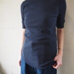 【RIM.ARK】Sleeve slit knit カーディガン・Crepey T shirt・Cut off wide denim