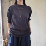 【M53】QUIET T-SHIRT・swedish cut and sew S/S・French pants