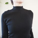 【 RUTILE original 】ボトルネックウールニット【 passione  】裏起毛デニム【 AULENTTI 】レザーベルト【 cafune 】カーブデニム //