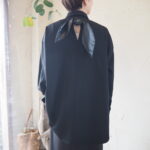 【 RIM.ARK 】シンセリックレザータイシャツ・アジャスタブルスカート //