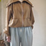 【Te’nuE】カラー2wayブルゾン・ワイドデニムパンツ//