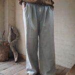 【Te’nuE】カラー2wayブルゾン・ワイドデニムパンツ//