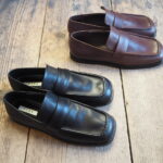 【 ETRÉ TOKYO 】コードヤーンケーブルニットワンピース・ソフトレザースクエアローファー //