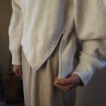 【PASSIONE】サイドZIPスエット・テンセルワイドパンツ