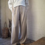 【PASSIONE】サイドZIPスエット・テンセルワイドパンツ