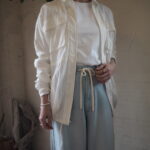 【Dignite collier】シャツZIPブルゾン・ソフトワイドデニム