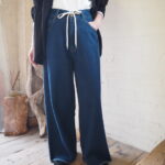 【Dignite collier】シャツZIPブルゾン・ソフトワイドデニム