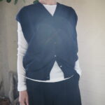 【 ETRÉ TOKYO 】スヴィンコットンニットベスト・エアリースウェットパンツ //