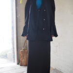 【 RIM.ARK 】ツイストスリーブライトジャケット・サテンサコッシュ //