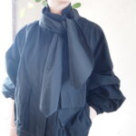 【 EMMACULATE 】コットンニット【 cafune 】ダメージデニム【  ETRÉ TOKYOブルゾン //