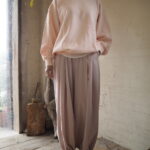 【MEYAME】SWITCHING PATTERN SWEAT【Dignite collier】パラシュートパンツ