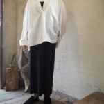 【ETRÉ TOKYO】コットンシルクスキッパーシャツ【ANTHOM】ダメージノースリワンピース