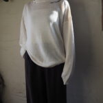 【 ETRÉ TOKYO 】エンブロイダリーオールインワン・エンブロイダリーレーススカーフ・エンブロイダリーローゲージニットpo //